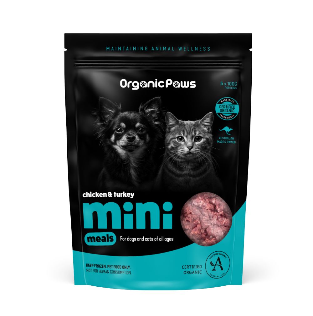 OrganicPaws Mini Meals-Chicken and Turkey Dog/Cat Food
SU=1x500g