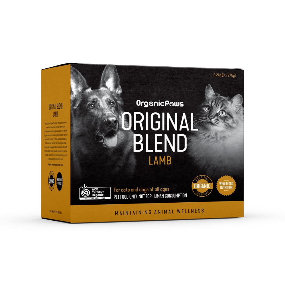 OrganicPaws Lamb Dog/Cat Food Recipe SU=1x2.2kg