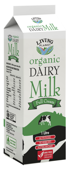 Living Planet ESL Full Cream Milk  Case=10x1L