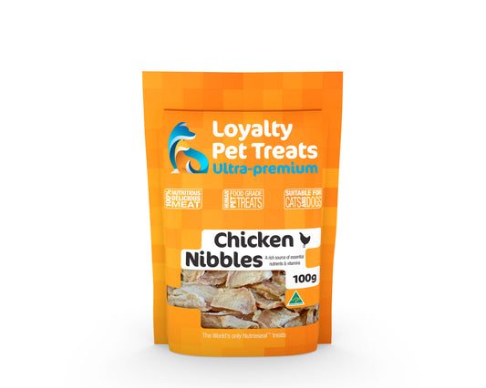 Loyalty Pet Treats Chicken Nibbles 6x100g