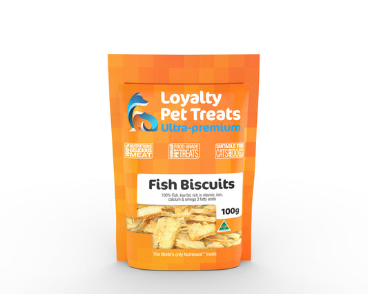 Loyalty Pet Treats Fish Biscuits 6x100g
