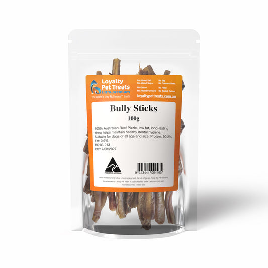 Loyalty Pet Treats Bully Sticks 6x100g