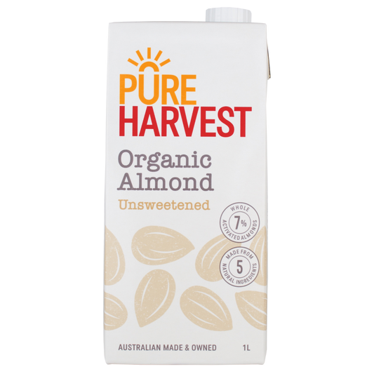 Pure Harvest Almond Unsweetened drink Case=12x1L