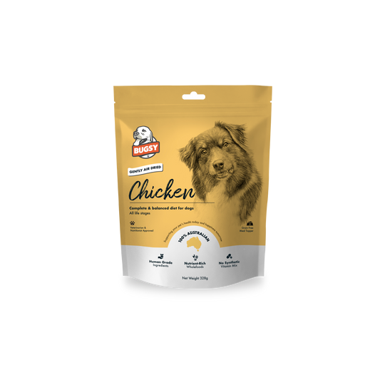 Bugsy Chicken Dog Food SU=6x328g