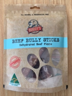 Bugsy's Pizzle/Bully Sticks Dog Treat SU= 6x70g