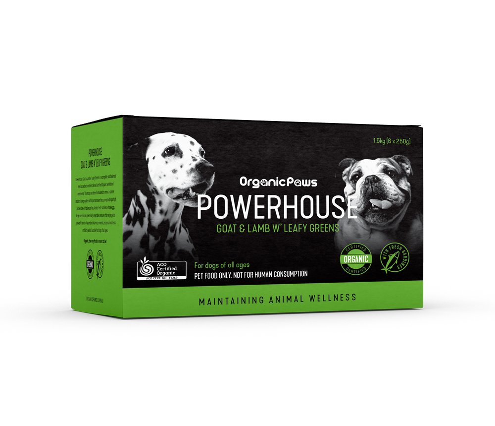 Organicpaws Powerhouse Goat & Lamb with leafy vegetables Dog/Cat Food  SU=1x1.5kg
