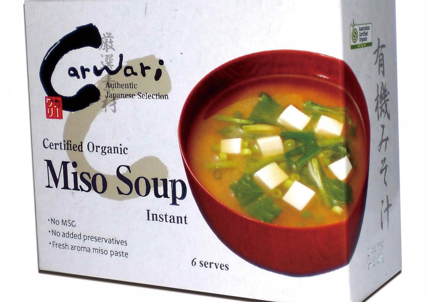 Carwari  Instant Miso Soup-Case=8x6 serves
