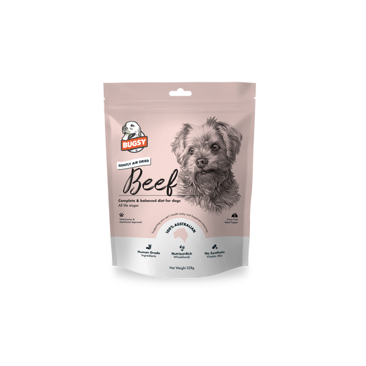 Bugsy Beef Dog Food SU=6x328g