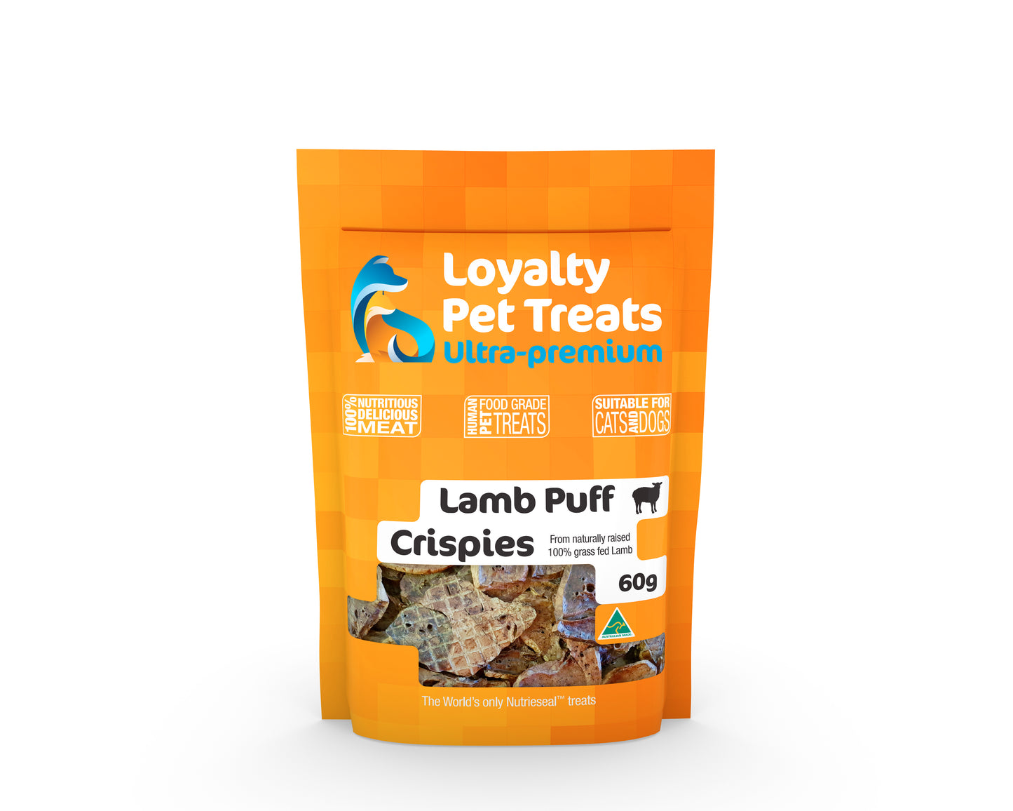 Loyalty Pet Treats Lamb Puff Crispies 6x60g