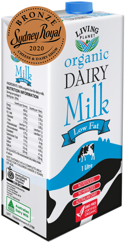 Living Planet UHT Milk Low Fat Case=12x1L