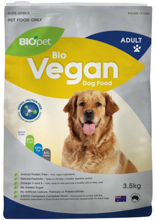 Biopet Vegan Adult dog food Case= 3x3.5kg