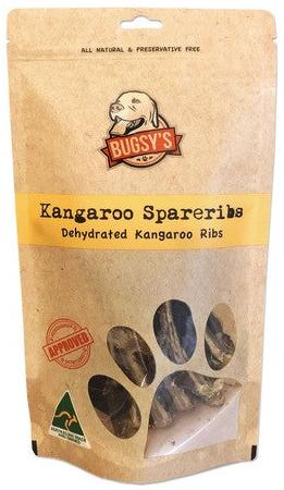 Bugsy's Kangaroo Spare Ribs Dog Treat SU= 6x100g