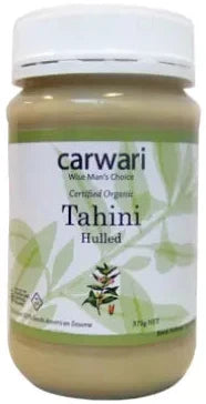 Carwari Organic Hulled Tahini Case=6x375g