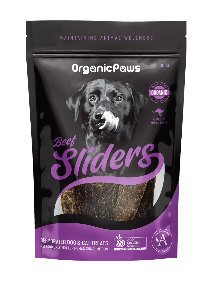 Organicpaws Sliders Beef Dog/Cat Treats SU=6x100g