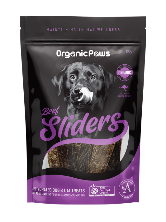 Organicpaws Sliders Beef Dog/Cat Treats SU=1x100g