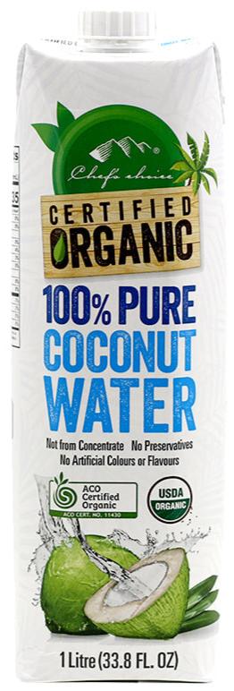 Chef's Choice Organic Coconut Water Case=8x1L