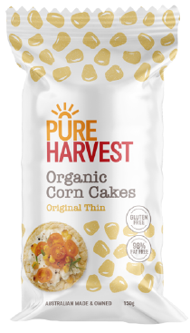 Pure Harvest Corn Cakes  Case= 6 x 150g