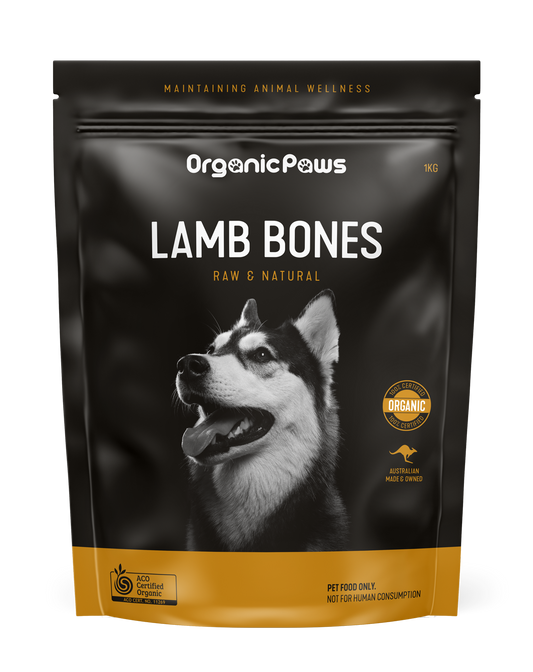 OrganicPaws Lamb Bones Dog Food SU= 1x1kg