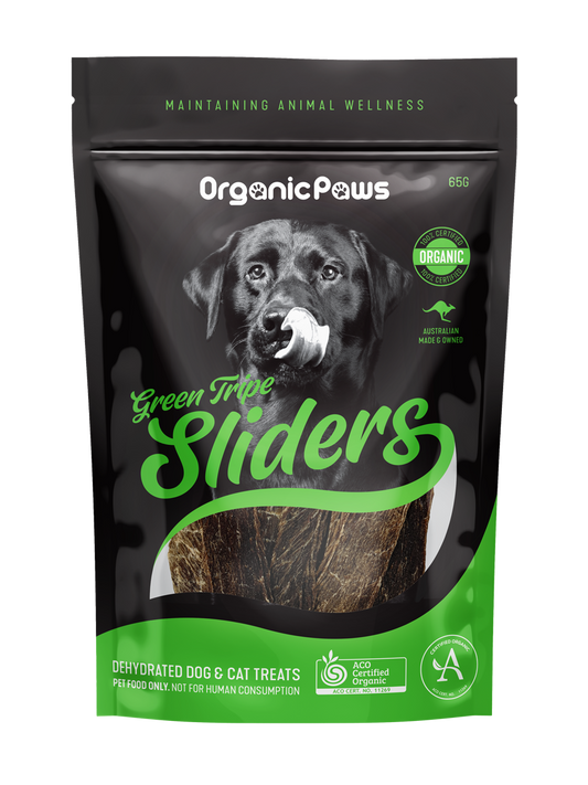 Organicpaws Green Tripe Sliders Dog/Cat Treats SU=1x65g